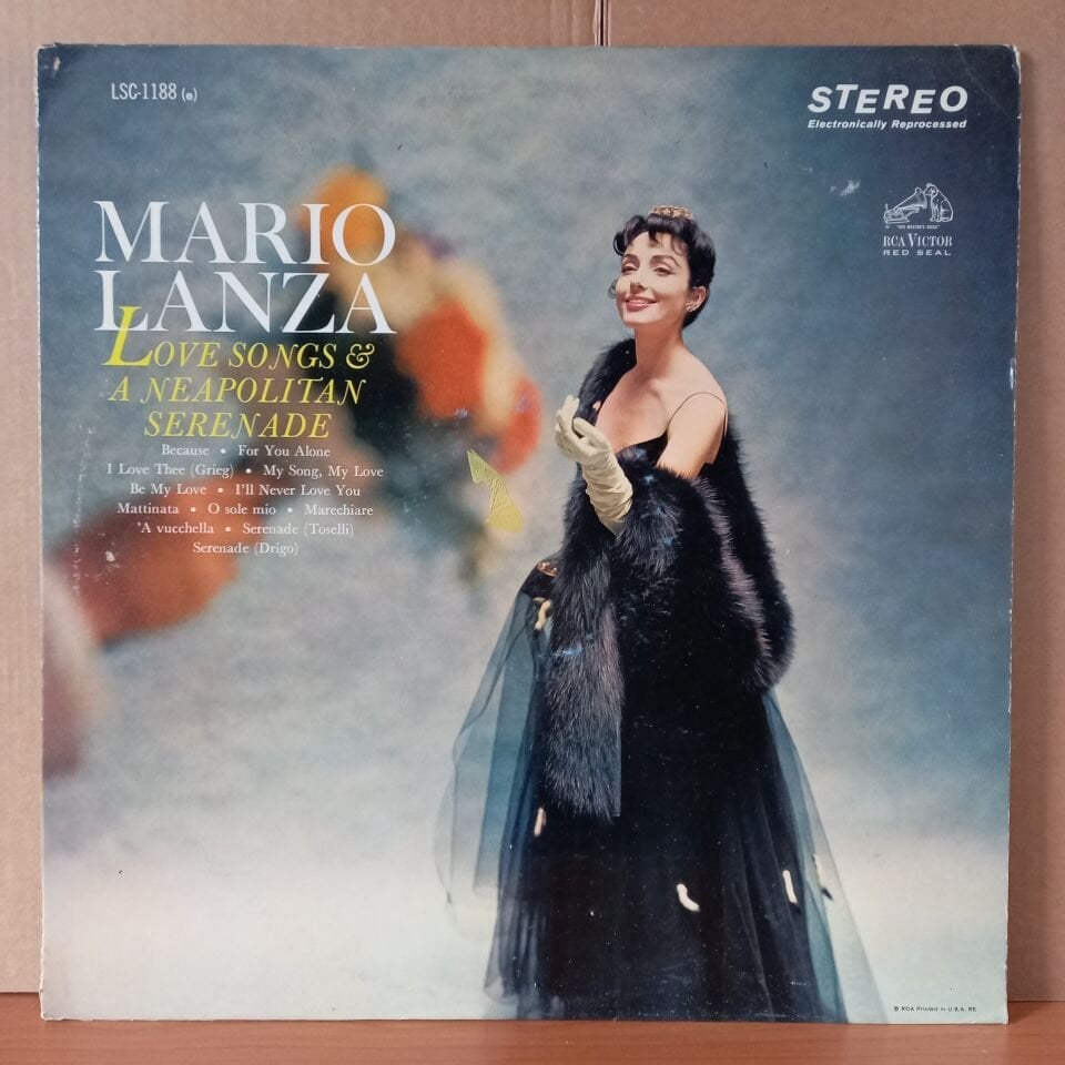 MARIO LANZA – LOVE SONGS AND A NEAPOLITAN SERENADE (1963) - LP 2.EL PLAK