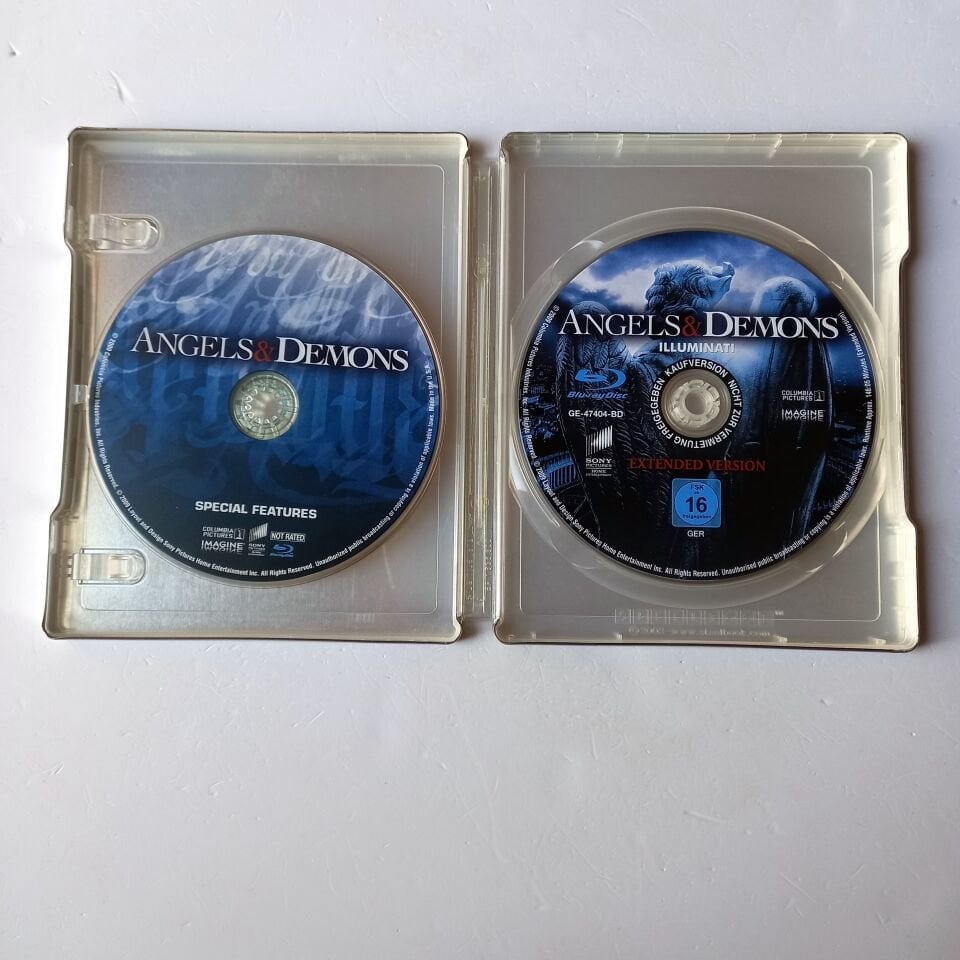 ANGELS & DEMONS - TOM HANKS, EWAN MCGREGOR - YÖN.: RON HOWARD - 2BLU-RAY  STEELBOOK METAL KUTU 2.EL