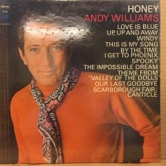 ANDY WILLIAMS - HONEY DÖNEM BASKISI PLAK SIFIR