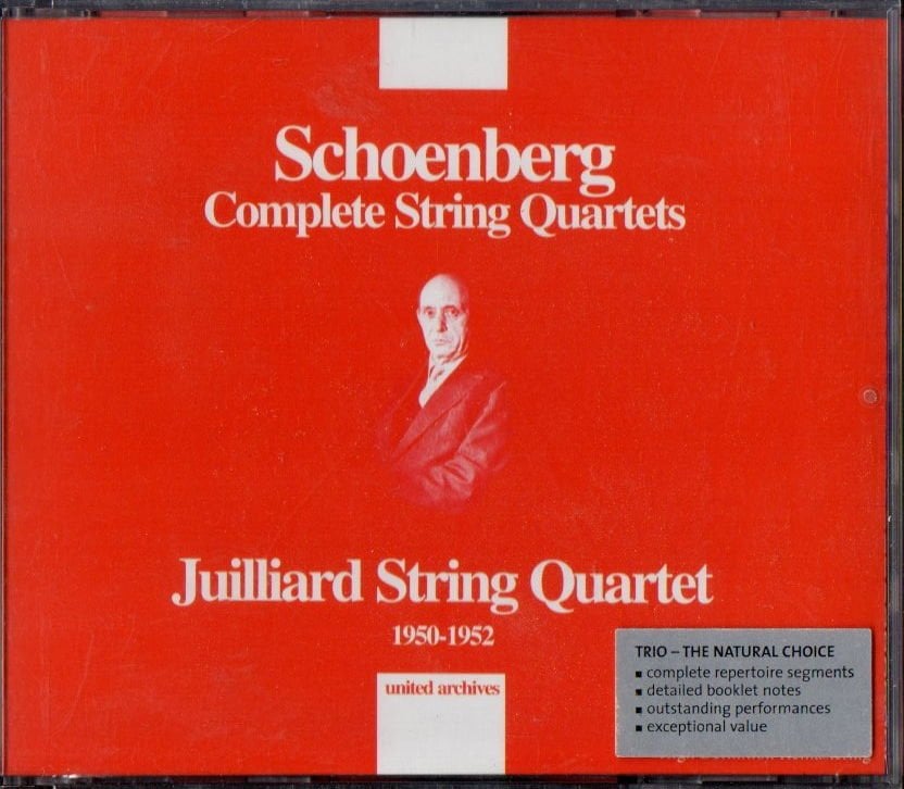 SCHOENBERG - COMPLETE STRING QUARTETS / JUILLIARD STRING QUARTET 1950 1952 (2008) - 3CD SET 2.EL