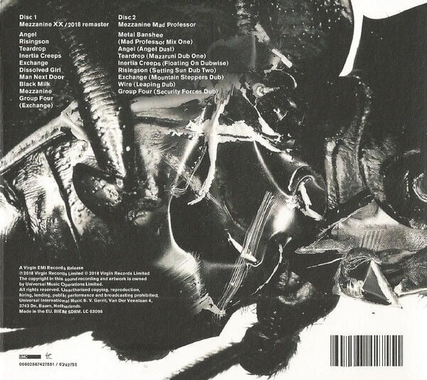 MASSIVE ATTACK – MEZZANINE + UNRELEASED MAD PROFESSOR REMIXES (1998) - 2CD REMASTERED 2018 20TH ANNIVERSARY EDITION DIGIPAK AMBALAJINDA SIFIR