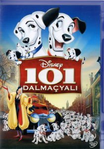101 DALMATIANS - 101 DALMAÇYALI - WALT DISNEY ANİMASYON - DVD 2.EL