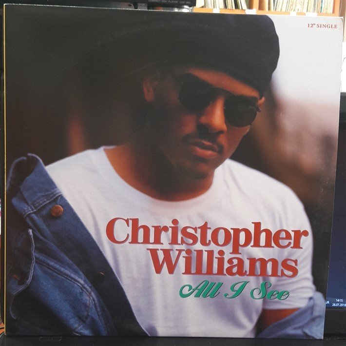 CHRISTOPHER WILLIAMS - ALL I SEE (1992) - 12'' MAXI SINGLE VINYL PLAK 2.EL