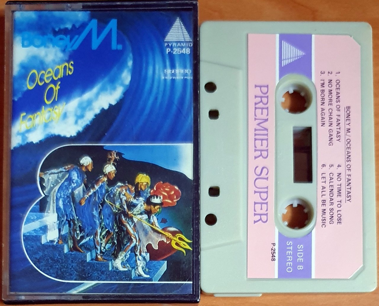 BONEY M - OCEANS OF FANTASY - KASET MADE IN SAUDI ARABIA 2.EL