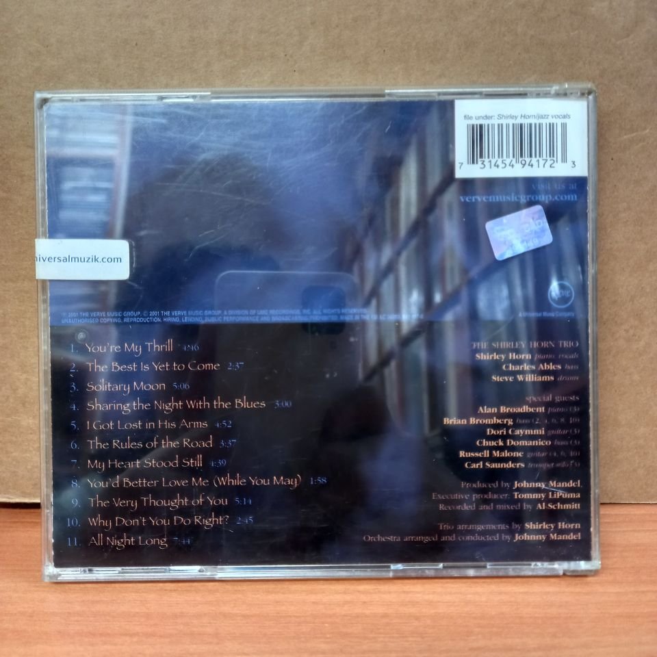 SHIRLEY HORN - YOU'RE MY THRILL (2001) - CD 2. EL