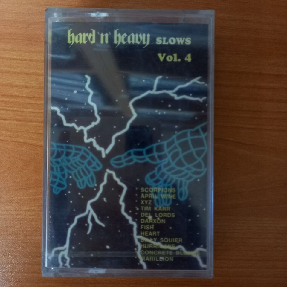 HARD 'N' HEAVY SLOWS VOL.4 / SCORPIONS, APRIL WINE, XYZ, TIM KARR, MARILLION (1990) - KASET SIFIR