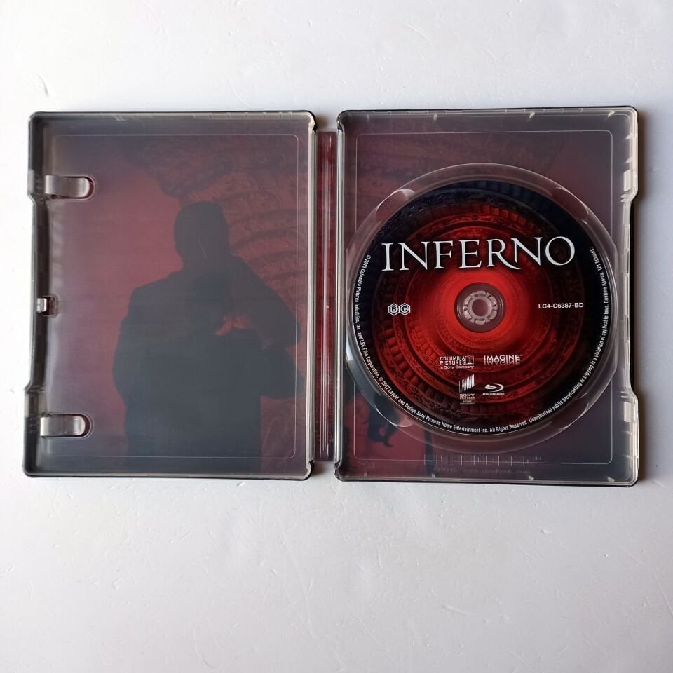 INFERNO - TOM HANKS, FELICITY JONES - YÖN.: RON HOWARD - BLU-RAY  STEELBOOK METAL KUTU 2.EL