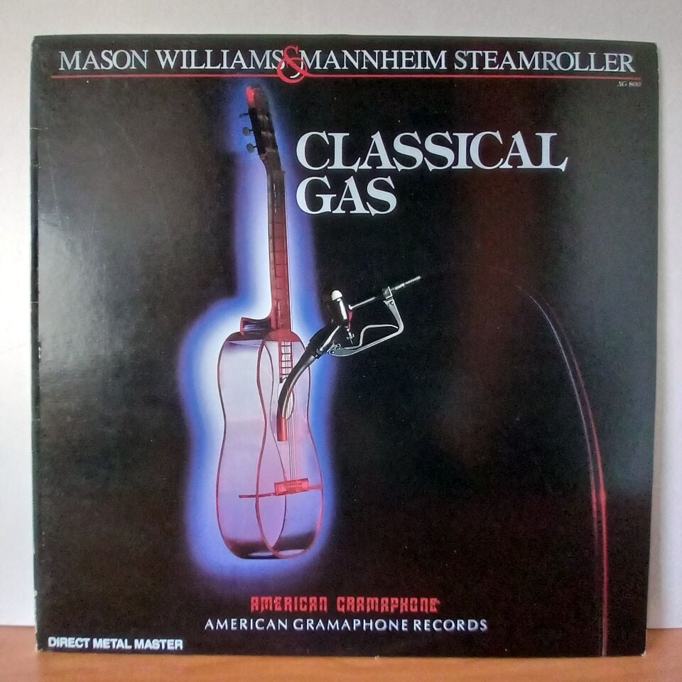 MASON WILLIAMS & MANNHEIM STEAMROLLER – CLASSICAL GAS (1987) - LP 2.EL PLAK