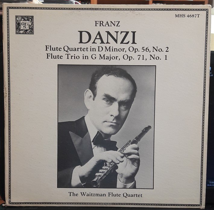 DANZI: FLUTE QUARTET, FLUTE TRIO, THE WAITZMAN FLUTE QUARTET - PLAK 2.EL