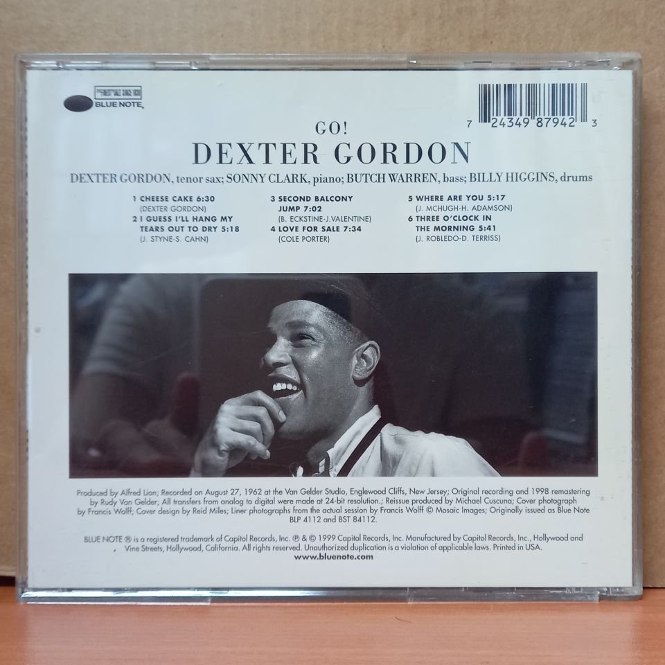 DEXTER GORDON – GO! (1999) - CD 2.EL