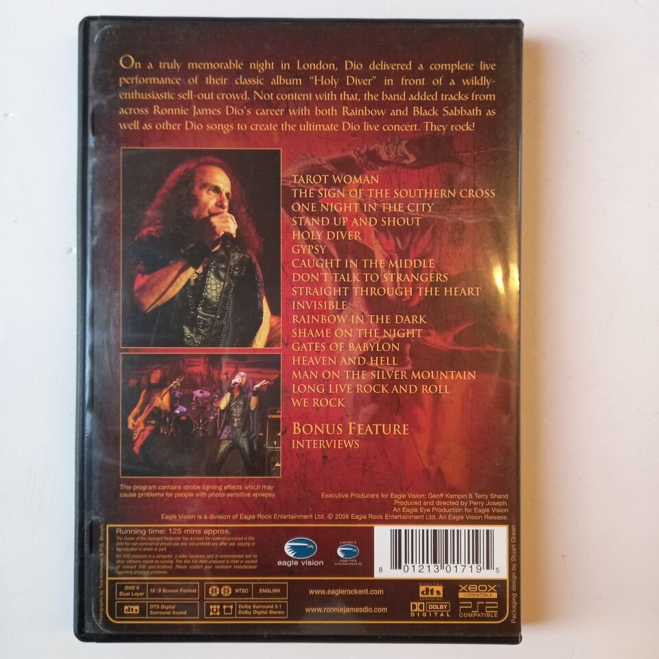 DIO - HOLY DIVER - LIVE - DVD 2.EL