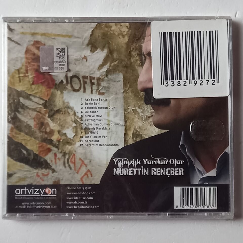 NURETTİN RENÇBER - YALNIZLIK YURDUN OLUR  - CD AMBALAJINDA SIFIR
