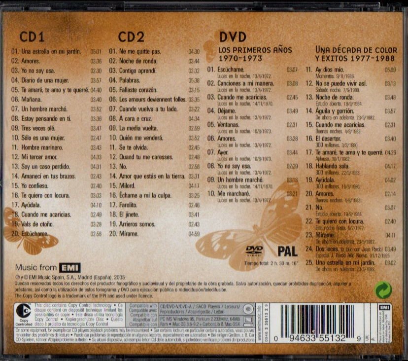 MARI TRINI - UNA ESTRALLA EN MI JARDIN / BEST OF (2005) - 2CD 1 DVD SPANISH POP ROCK BALLAD 2.EL