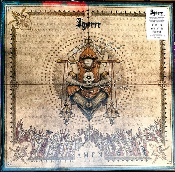 IGORRR – AMEN (2025) - LP LIMITED EDITION GOLD METALLIC VINYL SIFIR PLAK