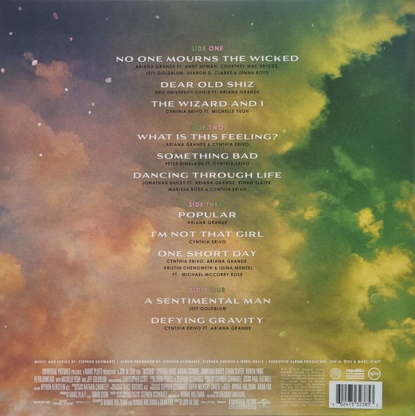 WICKED - SOUNDTRACK / MUSIC & LYRICS BY STEPHEN SCHWARTZ (2024) - 2LP GREEN & PINK COLOURED EDITION SIFIR PLAK