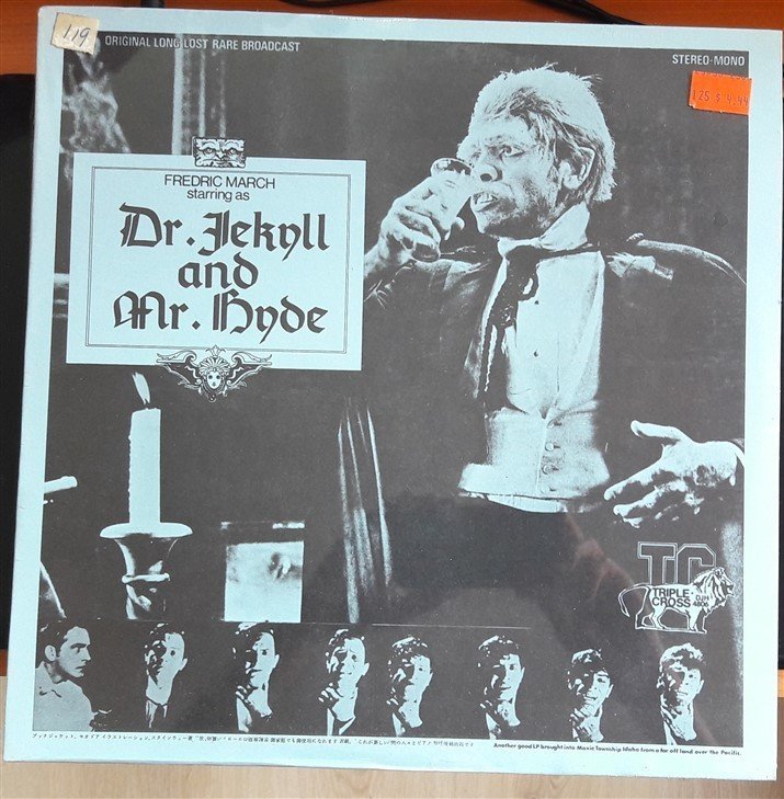 DR. JEKYLL AND MR. HYDE - ORIGINAL LOST RARE BROADCAST - PLAK SIFIR