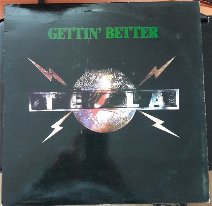 TESLA - GETTIN' BETTER (1986) - 12'' MAXI SINGLE PLAK 2.EL PROMO