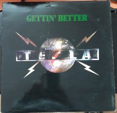 TESLA - GETTIN' BETTER (1986) - 12'' MAXI SINGLE PLAK 2.EL PROMO
