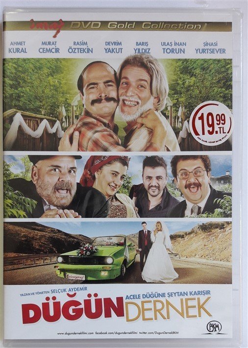 DÜĞÜN DERNEK - AHMET KURAL - MURAT CEMCİR - SELÇUK AYDEMİR - DVD SIFIR