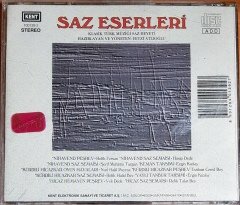 SAZ ESERLERİ / KLASİK TÜRK MÜZİĞİ SAZ HEYETİ / HAZIRLAYAN VE YÖNETEN: FEVZİ ATLIOĞLU (1992) KENT CD 2.EL