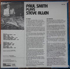 PAUL SMITH PLAYS STEVE ALLEN - DÖNEM BASKISI PLAK SIFIR