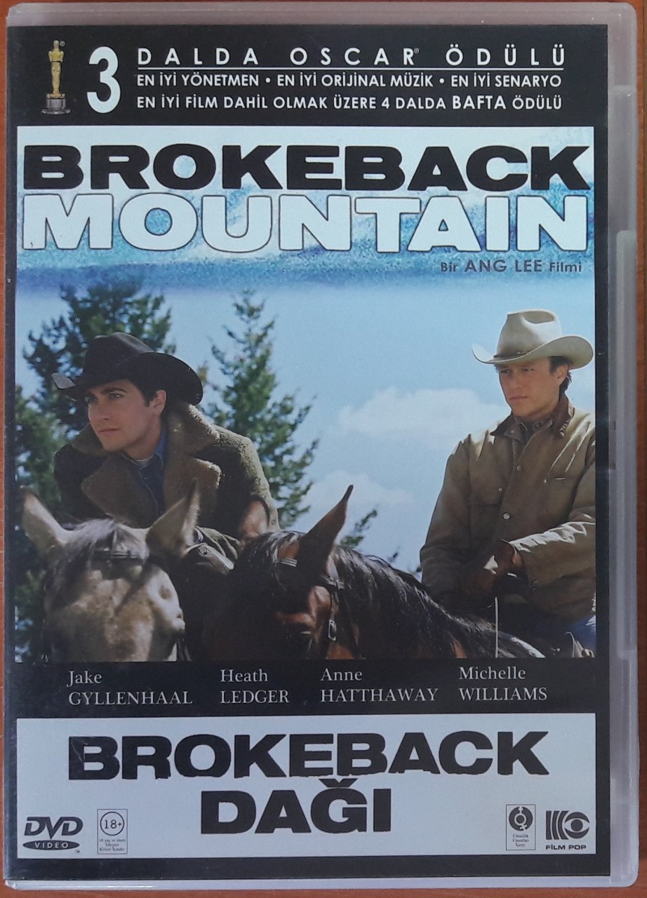 BROKEBACK DAĞI - BROKEBACK MOUNTAIN - HEATH LEDGER - JAKE GYLLENHAAL - ANNE HATHAWAY - ANG LEE - DVD 2.EL