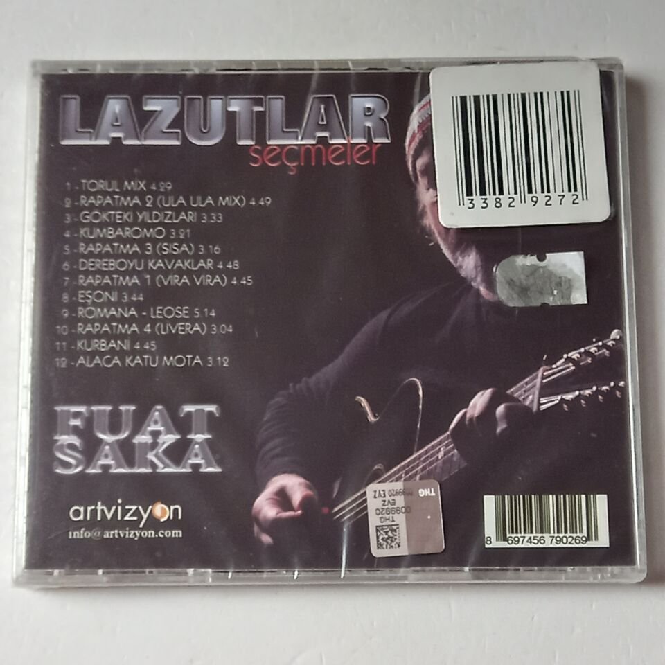 FUAT SAKA – LAZUTLAR SEÇMELER (2005) - CD AMBALAJINDA SIFIR