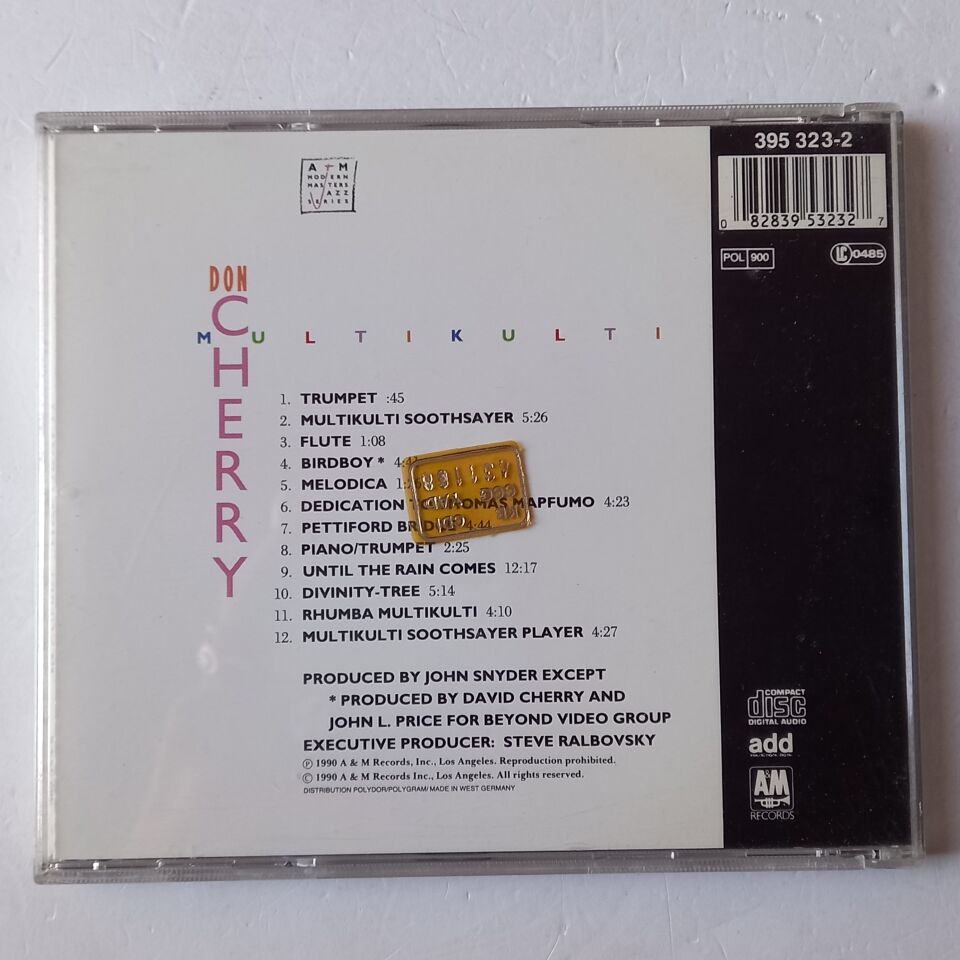 DON CHERRY – MULTIKULTI (1990) - CD 2.EL