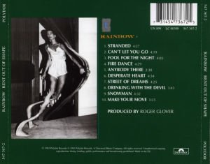 RAINBOW – BENT OUT OF SHAPE (1983) - CD REMASTERED AMBALAJINDA SIFIR