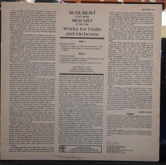 SCHUBERT, MOZART: WORKS FOR VIOLIN AND ORCHESTRA, NELL GOTKOVSKY - PLAK 2.EL