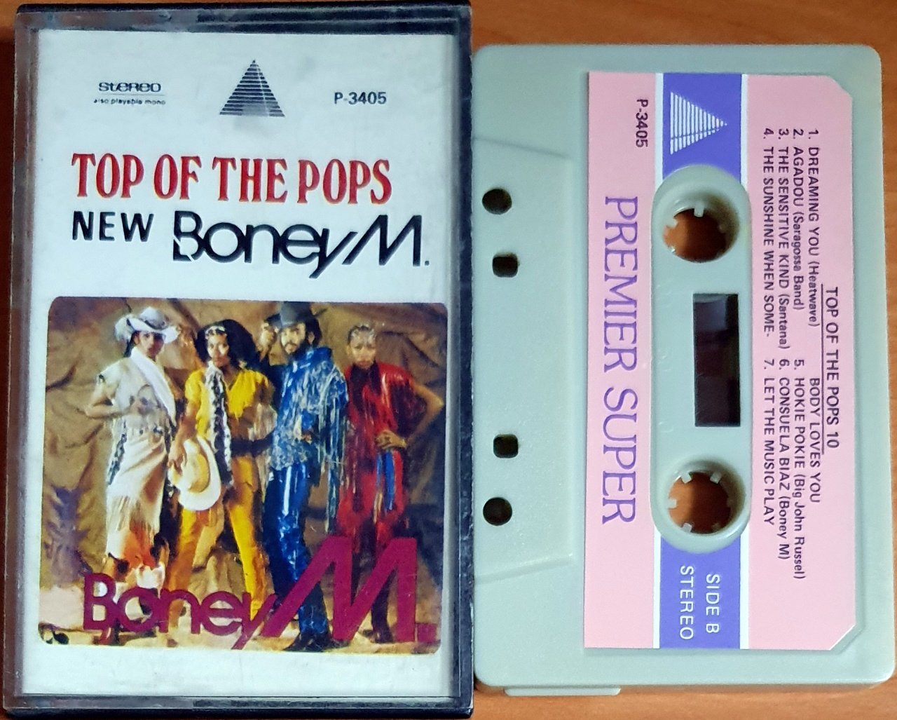 TOP OF THE POPS 10 / BONEY M, SANTANA, HEATWAVE, BIG JOHN RUSSEL - KASET MADE IN SAUDI ARABIA 2.EL