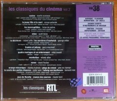 LES CLASSIQUES RTL / LES CLASSIQUES DU CINEMA VOL.2 (2003) - CD SIFIR
