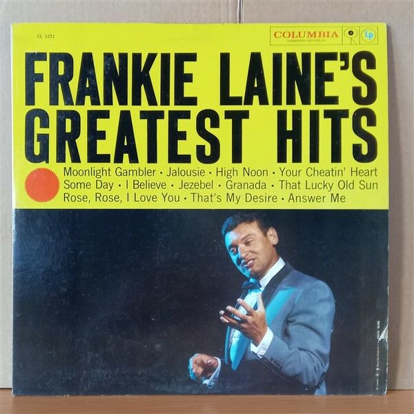 FRANKIE LAINE – FRANKIE LAINE'S GREATEST HITS (1958) - LP 2. EL PLAK