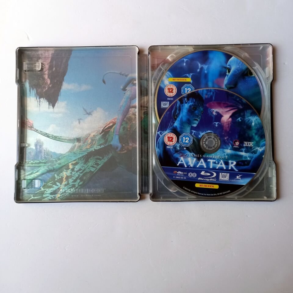 AVATAR - SAM WORTHINGTON, ZOE SALDANA - YÖN.: JAMES CAMERON - BLU-RAY + DVD STEELBOOK METAL KUTU 2.EL TÜRKÇE ALTYAZI YOKTUR