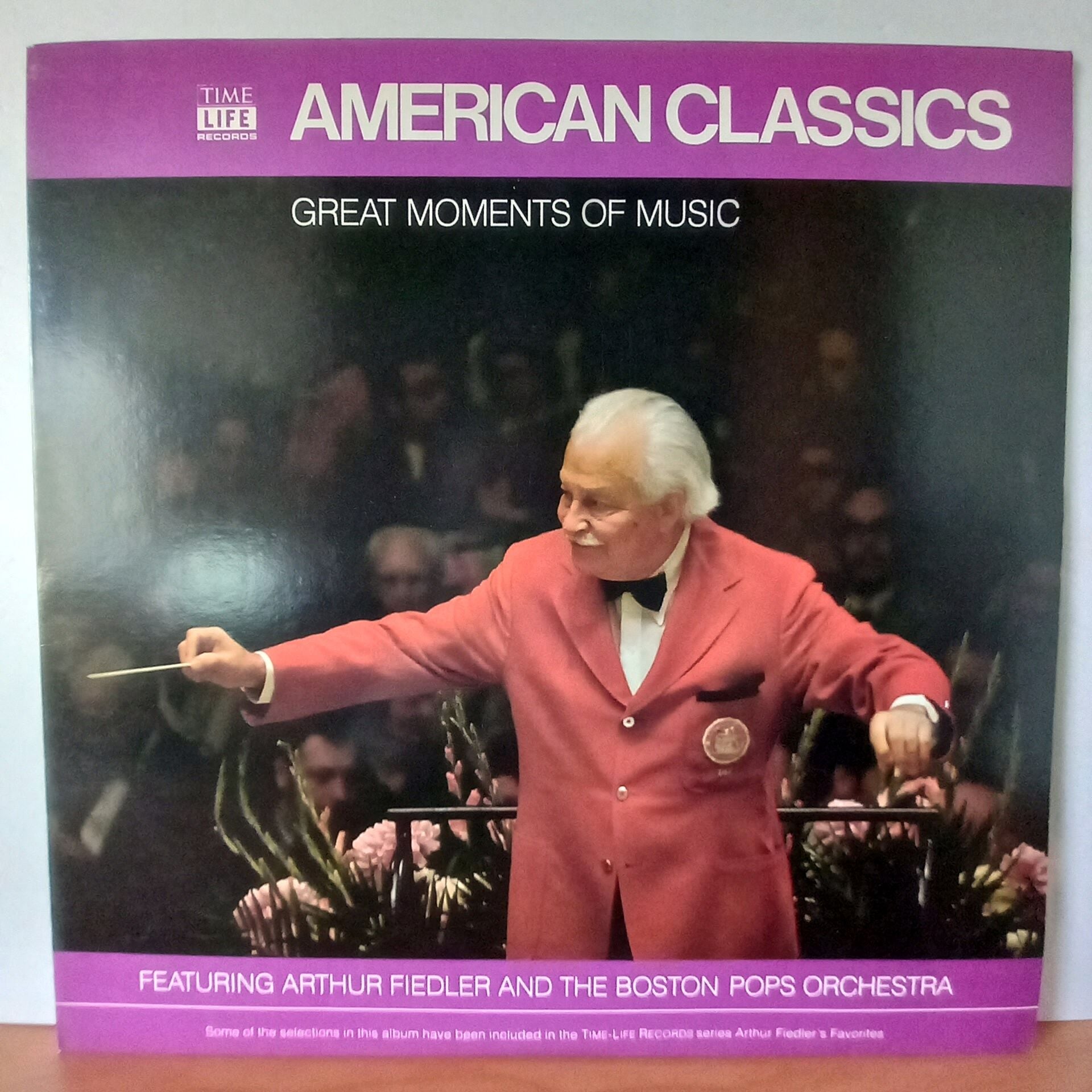 ARTHUR FIEDLER AND THE BOSTON POPS ORCHESTRA / GREAT MOMENTS OF MUSIC: AMERICAN CLASSICS (1980) - LP 2.EL PLAK