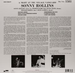 SONNY ROLLINS - A NIGHT AT THE VILLAGE VANGUARD (1957) - LP BLUE NOTE 2014 EDITION SIFIR PLAK