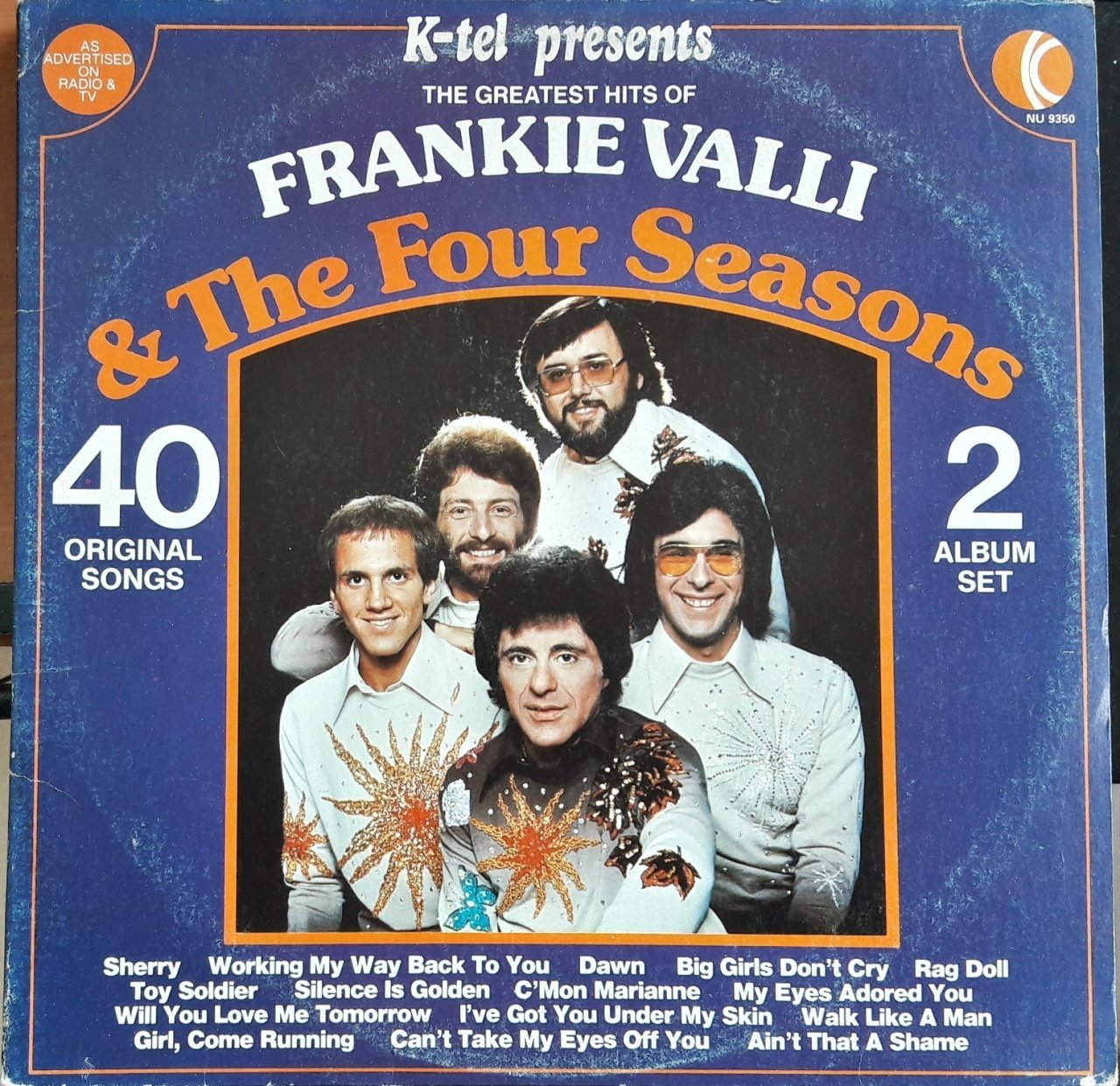 FRANKIE VALLI & THE FOUR SEASONS - THE GREATEST HITS (1977) - 2.EL 2PLAK