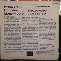 MOUSSORGSKY-RAVEL: PICTURES AT AN EXHIBITION, RAVEL: MOTHER GOOSE, SERGE BAUDO - PLAK 2.EL