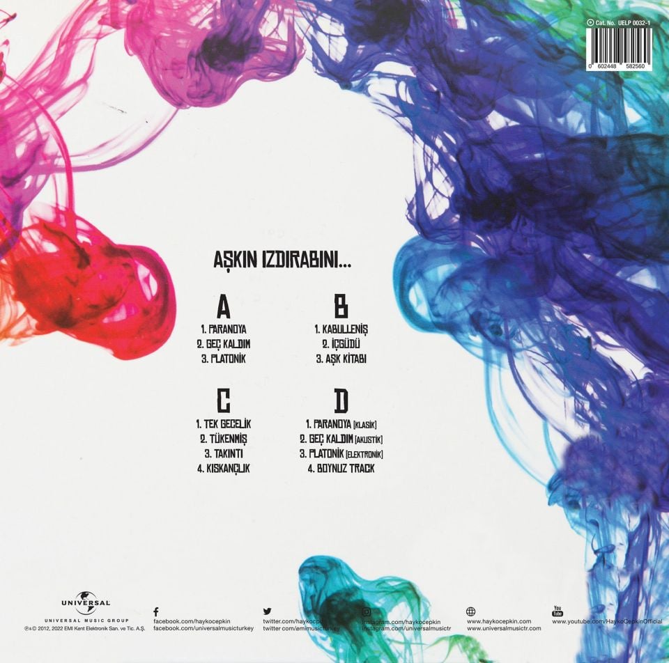 HAYKO CEPKİN - AŞKIN IZDIRABINI (2012) - 2LP 2025 BASIM SIFIR PLAK