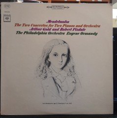 MENDELSSOHN: THE TWO CONCERTOS FOR TWO PIANOS AND ORCHESTRA, ARTHUR GOLD & ROBERT FIZDALE - PLAK 2.EL
