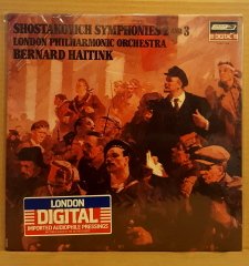 SHOSTAKOVICH - SYMPH NO 2 & 3 / BERNARD HAITINK LONDON PHILHARMONIC - LP DÖNEM BASKI SIFIR PLAK