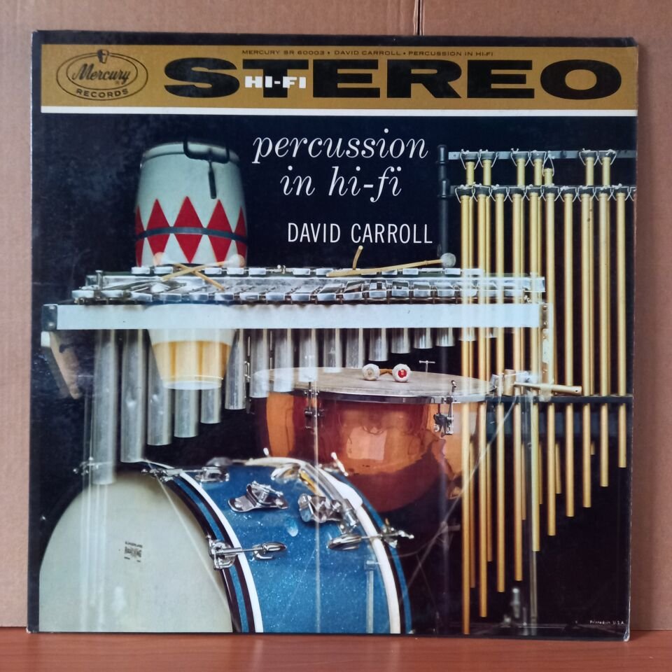 DAVID CARROLL – PERCUSSION IN HI-FI (1958) - LP 2.EL PLAK