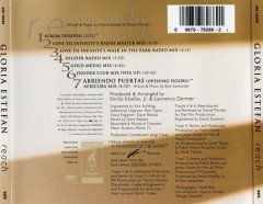 GLORIA ESTEFAN REACH (1996) CD SINGLE 7 TRACKS JEWEL CASE 2.EL
