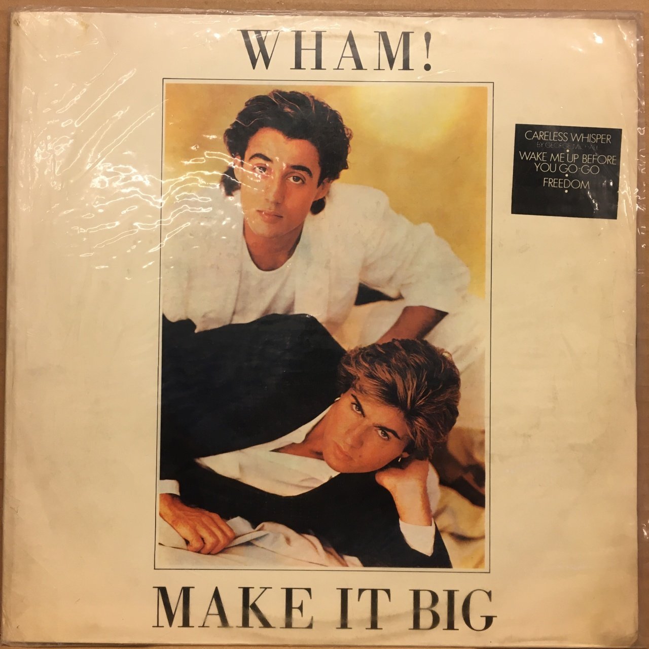 WHAM - MAKE IT BIG (CARELESS WHISPER) GEORGE MICHAEL 2.EL PLAK YERLİ BASKI