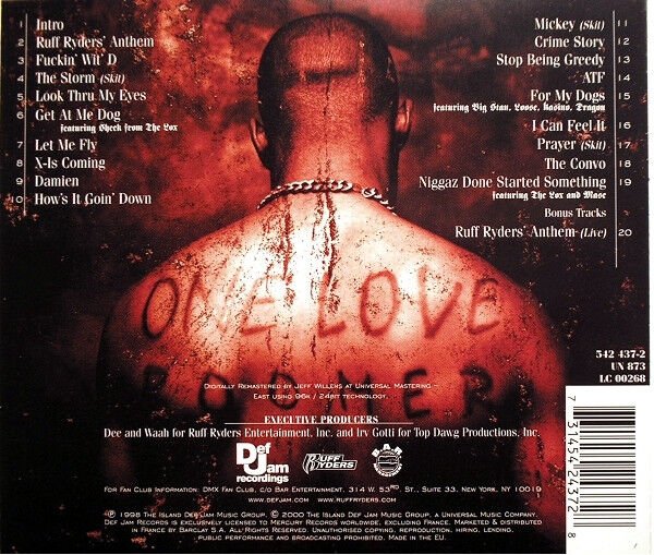 DMX – IT'S DARK AND HELL IS HOT (2000) - CD REMASTERED REISSUE JEWEL CASE AMBALAJINDA SIFIR