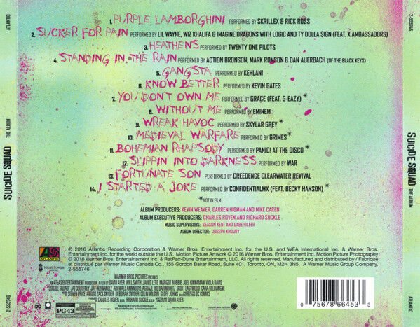 SUICIDE SQUAD / THE ALBUM (2016) - CD AMBALAJINDA SIFIR