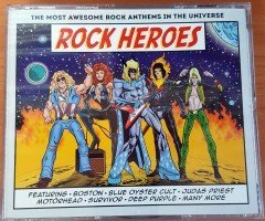 ROCK HEROES - COMPILATION BOSTON BLUE OYSTER CULT SURVIVOR JUDAS PRIEST 3CD 2.EL