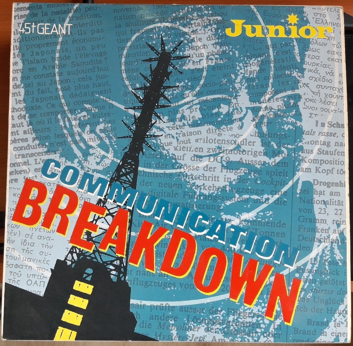 JUNIOR - COMMUNICATION BREAKDOWN (1983) - 12'' MAXI SINGLE PLAK 2.EL