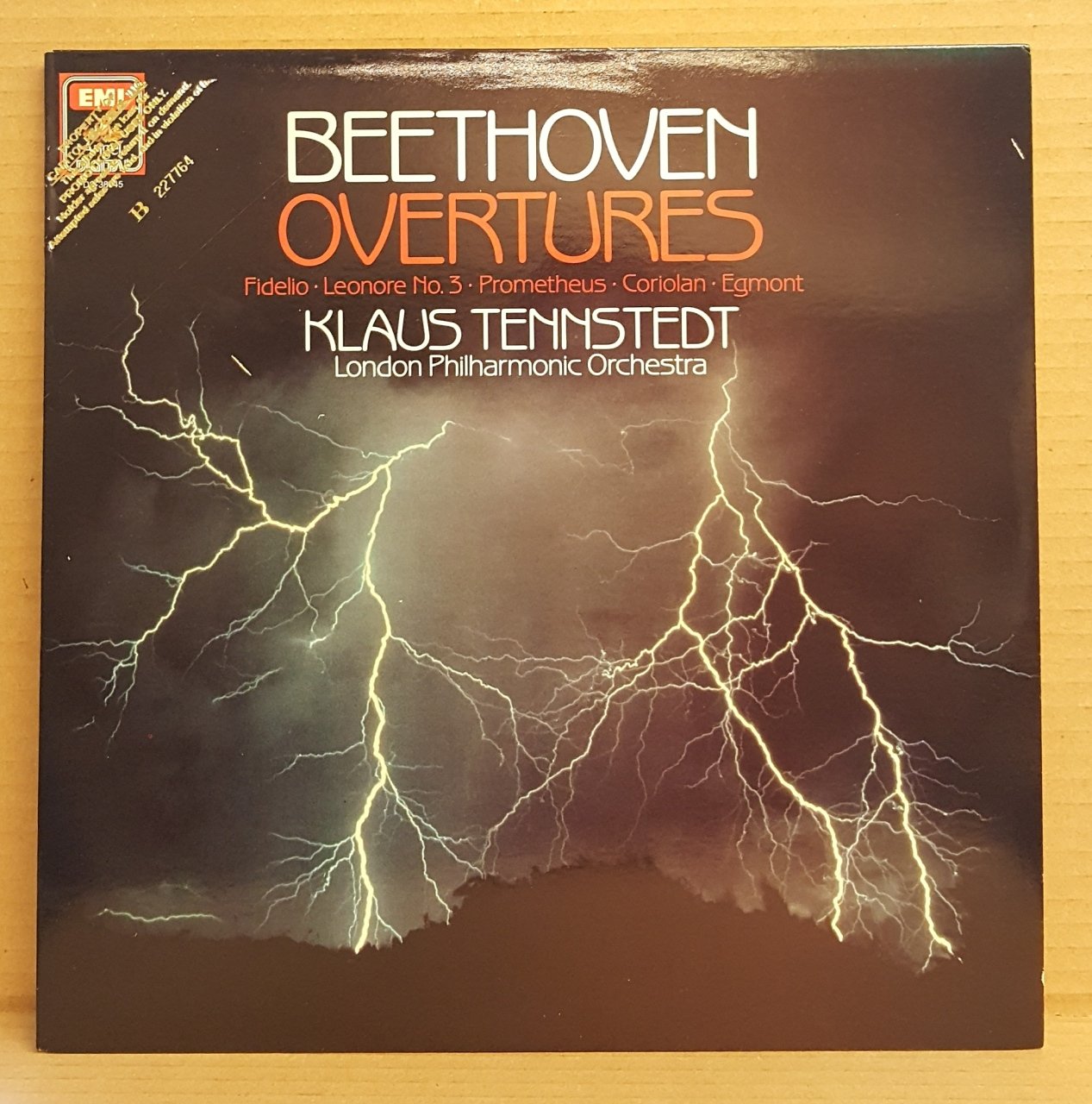 BEETHOVEN - OVERTURES / KLAUS TENNSTEDT LONDON PHIL.ORCH (1984) - LP 2.EL PLAK