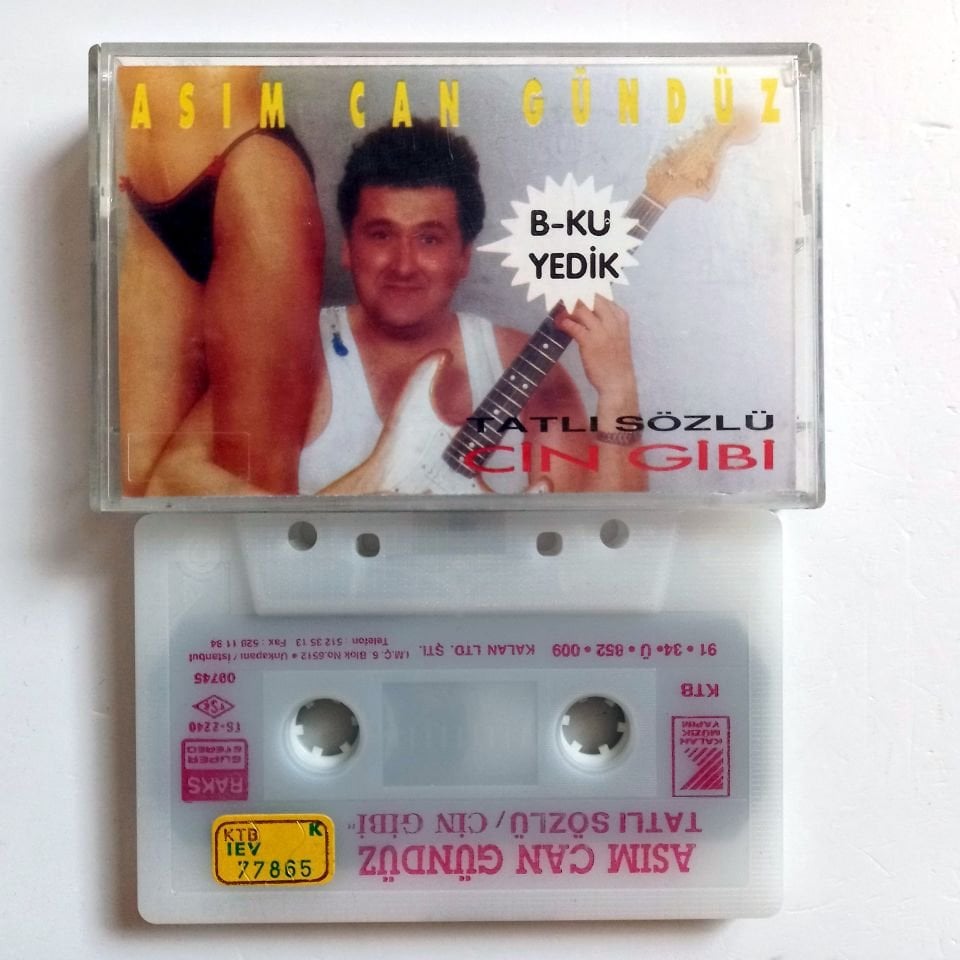 ASIM CAN GÜNDÜZ – ANASININ GÖZÜ / CİN GİBİ / B-KU YEDİK (1991) - KASET 2.EL